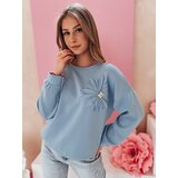 DStreet Bluza damska one size oversize FLORINE błękitna | shoptok.hr