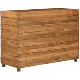  Povišena gredica 100 x 40 x 72 cm reciklirana tikovina i čelik | Eponuda.com
