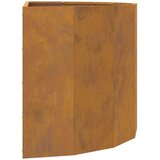 vidaXL Cvetlično korito Rjav 90 x 45 x 50 cm Vremensko odporno jeklo | Shoptok.si