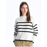 LC Waikiki Crew Neck Striped Long Sleeve Women's Knitwear Sweater | ePonuda.com