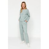 TRENDYOLMILLA Ženski set pidžame Thmaw24Pt00234, Zeleni | Eponuda.com
