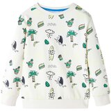 vidaXL Otroški pulover mehak ekru 116 | Shoptok.si