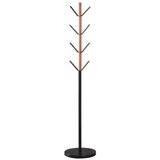  Čiviluk elegantni crni sa braon detaljima visine 177 cm Cene