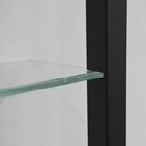 Spinder Design Crna metalna polica 46 cm Cubic – | shoptok.hr