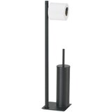 Gedy stojalo z držalom za WC papir in ščetko Trilly, mat črno TR32-14 | Shoptok.si