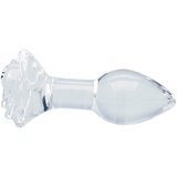 Clarity Glass Dildo Utopian Bloom Cene