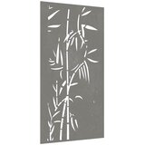 Vrtni zidni ukras 105 x 55 cm čelik COR-TEN s uzorkom bambusa | Eponuda.com