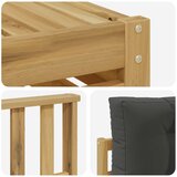  Set vanjskih sofa 6 kom. Bijela i antracit Poliester | shoptok.hr