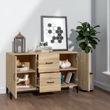  Komoda boja hrasta sonome 100x36x60 cm od konstruiranog drva | Eponuda.com