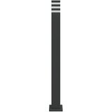  Vanjske podne svjetiljke 3 kom crne 110 cm aluminijske | shoptok.hr