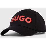 Hugo Bombažna bejzbolska kapa črna barva | Shoptok.si