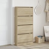 Ormarić za cipele s 4 ladice boja hrasta 80 x 21 x 163,5 cm | shoptok.hr