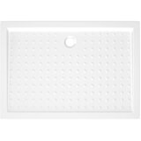  Podloga za tuširanje s točkicama bijela 70 x 100 x 4 cm ABS | shoptok.hr
