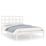 Furnova Posteljni okvir bel iz trdnega lesa 120x190 cm, (21938288) | Shoptok.si