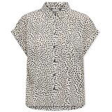 Only Topi & Bluze Noos Hannover Life Shirt - Cloud Dancer/Black Grap Bež Cene