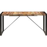  Blagovaonski stol od masivnog obnovljenog drva 160 x 80 x 75 cm | shoptok.hr