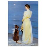  Slika - Peder Severin Kroyer – Summer Evening in Skagen 80x120 Premium Print | shoptok.hr