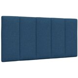  Postelja z vzmetnico modra 100x200 cm blago | Shoptok.si