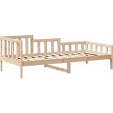 vidaXL Dnevna postelja s streho 90x200 cm trdna borovina | Shoptok.si