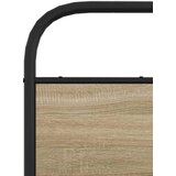  Okvir kreveta bez madraca dimljena boja hrasta 150x200cm drveni | shoptok.hr