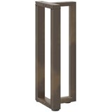  Noge za konzolni stol T-oblika 2 kom Crne 25x28x(72-73) cm Čelik | shoptok.hr
