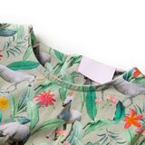  Dječja haljina s lepršavim rukavima svijetla kaki boja 128 | Eponuda.com