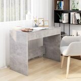 Maison Chic Pisalna miza - pisarniška miza - Računalniška miza betonsko siva 101x50x76,5 cm iverna plošča, (21785564) | Shoptok.si