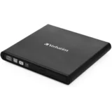 External Slimline CD/DVD Writer pogon optičkog diska DVD±RW Crno