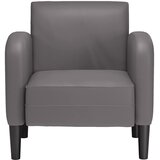 SOFA fotelja s naslonima za ruke siva 54 cm umjetna koža | shoptok.hr