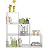 XORA REGAL 112/114/35 cm bela | Shoptok.si