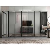 Hanah home ormar sa reflektujućim staklom Nisa 20632, 315 cm, antracit Cene