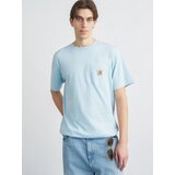 Carhartt WIP Majica svetlo modra | Shoptok.si