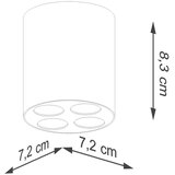  Sollux SL.1209 - LED spot svetiljka ZOE LED/9W/230V bela | Eponuda.com