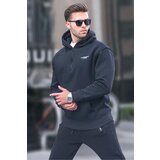 Madmext Black Zipper Hooded Sweatshirt 6143 | shoptok.hr