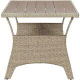 vidaXL Vrtni stol sivi 120 x 70 x 66 cm od poliratana | shoptok.hr