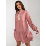 Fashion Hunters Dusty pink ruffle dress by Kaley RUE PARIS | shoptok.hr