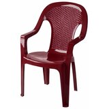Sanja Ippi Plastična baštenska stolica Valentina/ bordo Cene