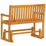  Klupa za ljuljanje 110 cm od masivnog bagremovog drva | shoptok.hr