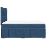  Krevet s oprugama i madracem plavi 140x200 cm od tkanine | shoptok.hr