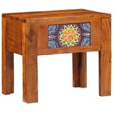  Bocni stol s ladicama s pohranom Smeđa 40 x 30 x 36 cm | shoptok.hr