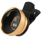 i-Total Klip leća 2u1 za mobitel zlatna CM3203 | shoptok.hr