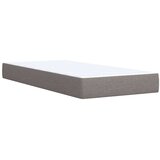 vidaXL Krevet s oprugama i madracem smeđesivi 80x200 cm od tkanine | shoptok.hr
