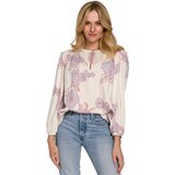 Makover Ženska bluza K099 siva | krema | ePonuda.com