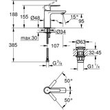 Grohe Lineare baterija za umivaonik XS – size 23791001 | ePonuda.com