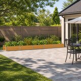  Povišeni vrtni krevet Prirodna 400 x 80 x 24 cm | shoptok.hr