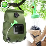  solarni tuš za kampovanje 20L - prenosivi tuš | ePonuda.com
