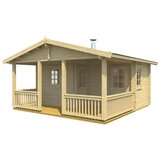 Male kuće Sauna kućica OTTO 500 × 483 cm sa šindrom | shoptok.hr