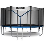  Vrtni trampolin Neo-Sport 15 ft / 465 cm s vanjskom zaštitnom mrežom i ljestvama | shoptok.hr