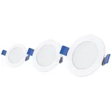 ugradbena rasvjeta commel - zagreb led, 3 w, 270 lm, 4000 k, 3/1