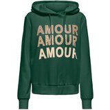 Only Sweater majica 'ONLMAIA' ecru/prljavo bijela / svijetlosmeđa / tamno zelena Cijene